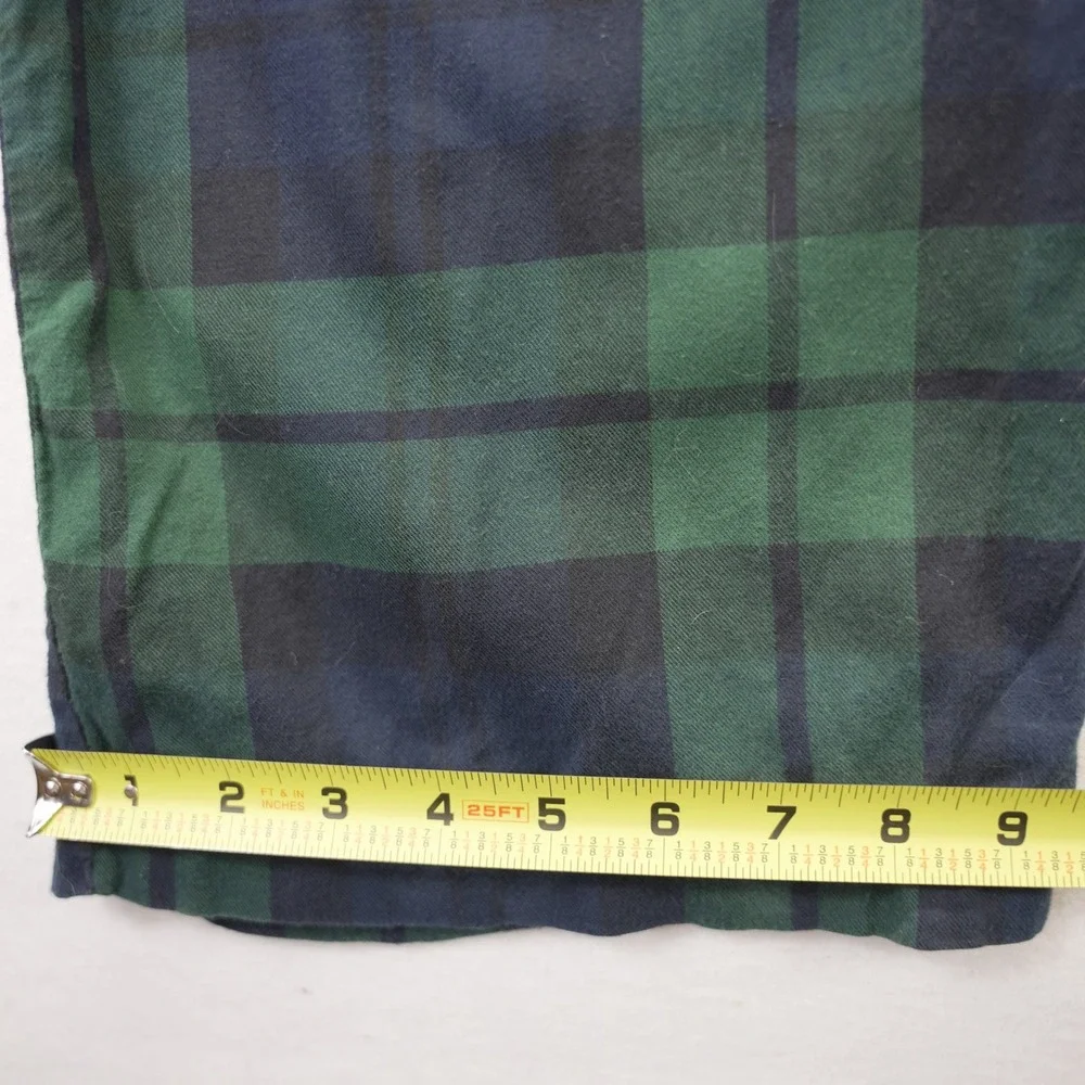 Polo Ralph Lauren Mens Navy Watch Plaid Pajama Pants Green Blue 2XL Tall 2XT‎
